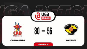 Liga Betclic de basquetebol feminino: o resumo do CAB Madeira-AD Vagos