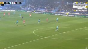 João Mário abriu assim o marcador no Vizela-Benfica: tudo começou numa grande arrancada de Guedes