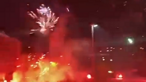 Recital pirotécnico de madrugada junto ao Estádio da Luz celebrou aniversário do Benfica