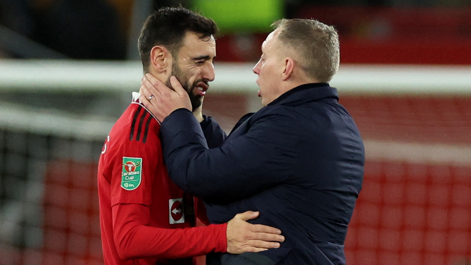 Bruno Fernandes e o apuramento para a final da Taça da Liga inglesa: «Estou muito feliz»