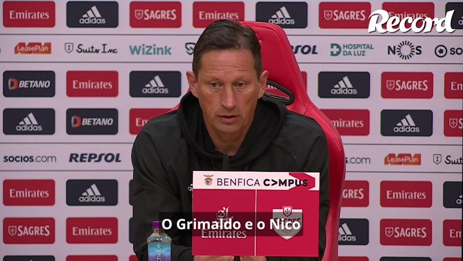 Treinador do Benfica analisa situação da dupla que termina vínculo este ano