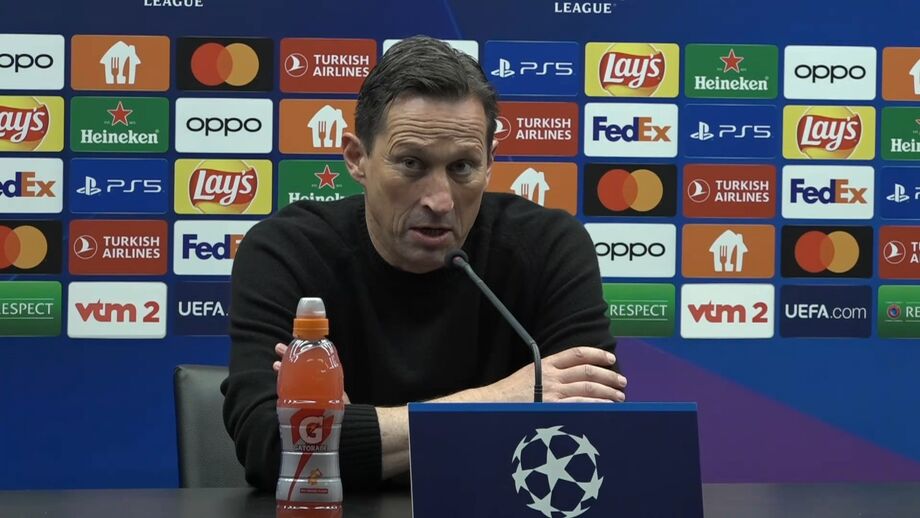 A curiosa reflexão do treinador alemão após um período atribulado no início do jogo com o Club Brugge, que as águias acabaram por vencer por 2-0