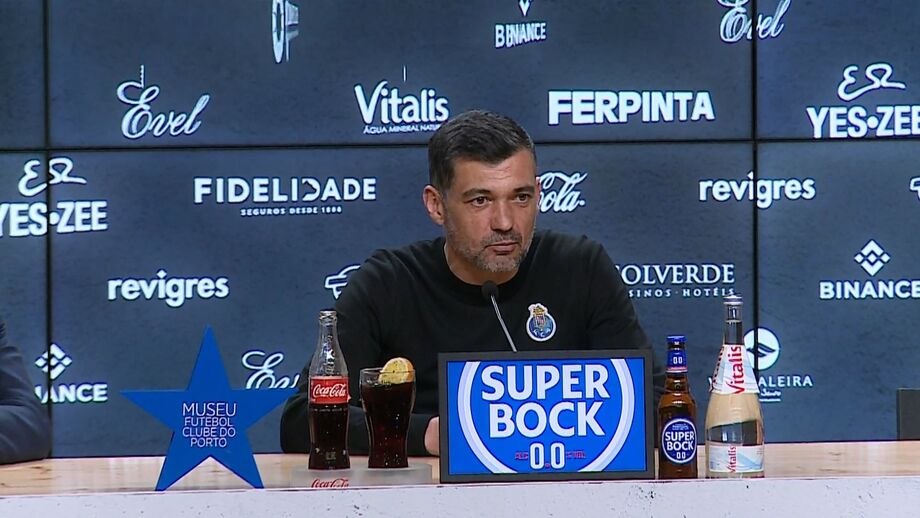 Treinador diz que "em nenhum momento" pensou na distância para o Benfica na preparação para o duelo deste sábado com o Rio Ave