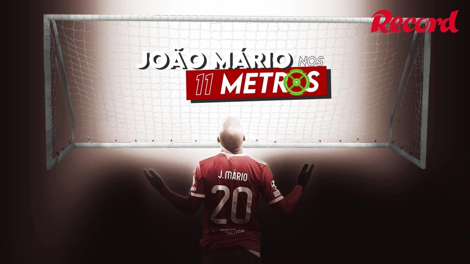 À 10.ª tentativa esta época, o médio do Benfica falhou o primeiro