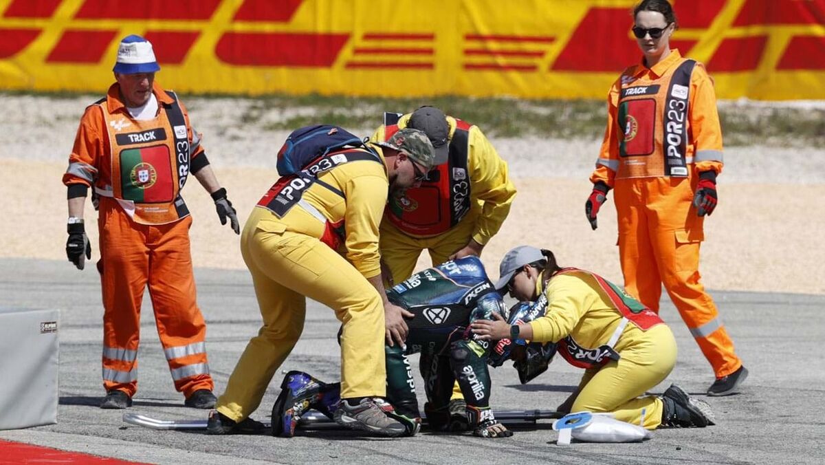 VÍDEO: O acidente entre Márquez e Oliveira na MotoGP em Portugal