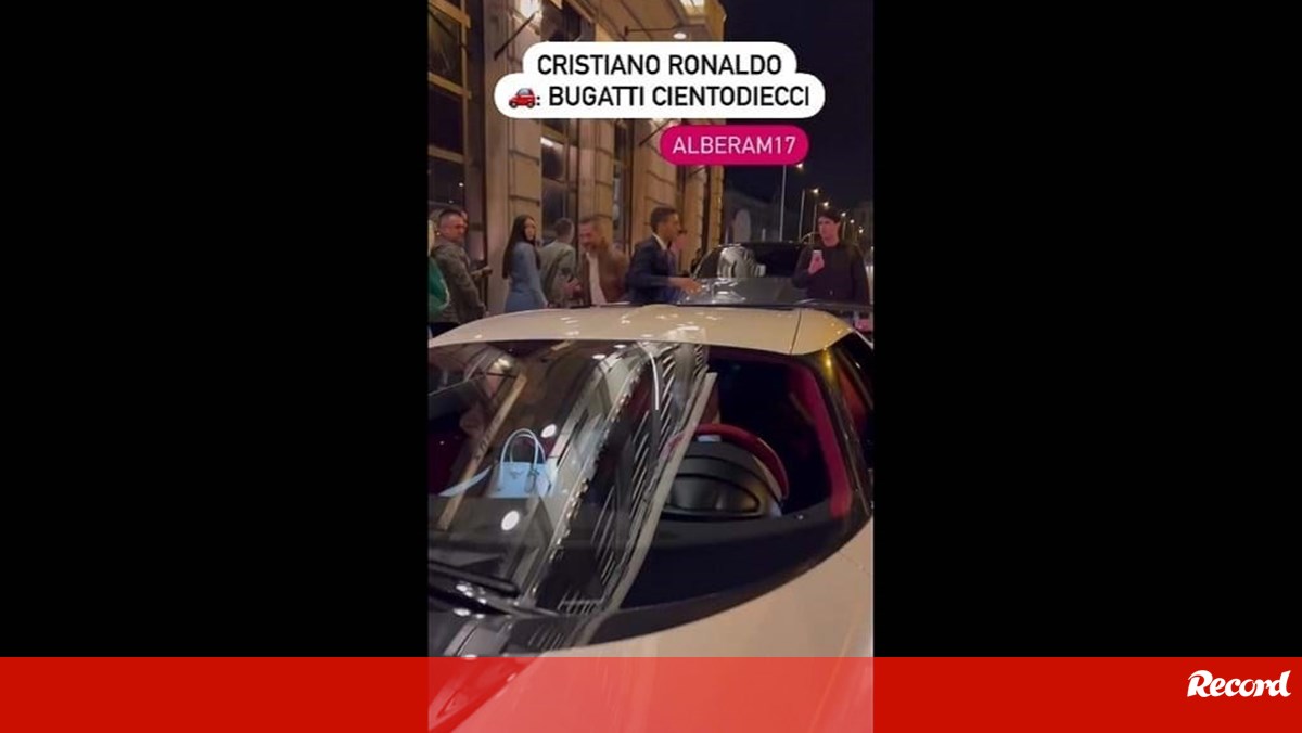 Alvoroço Em Madrid Cristiano Ronaldo Mostra Bugatti Centodieci De 8 Milhões De Euros O 1134