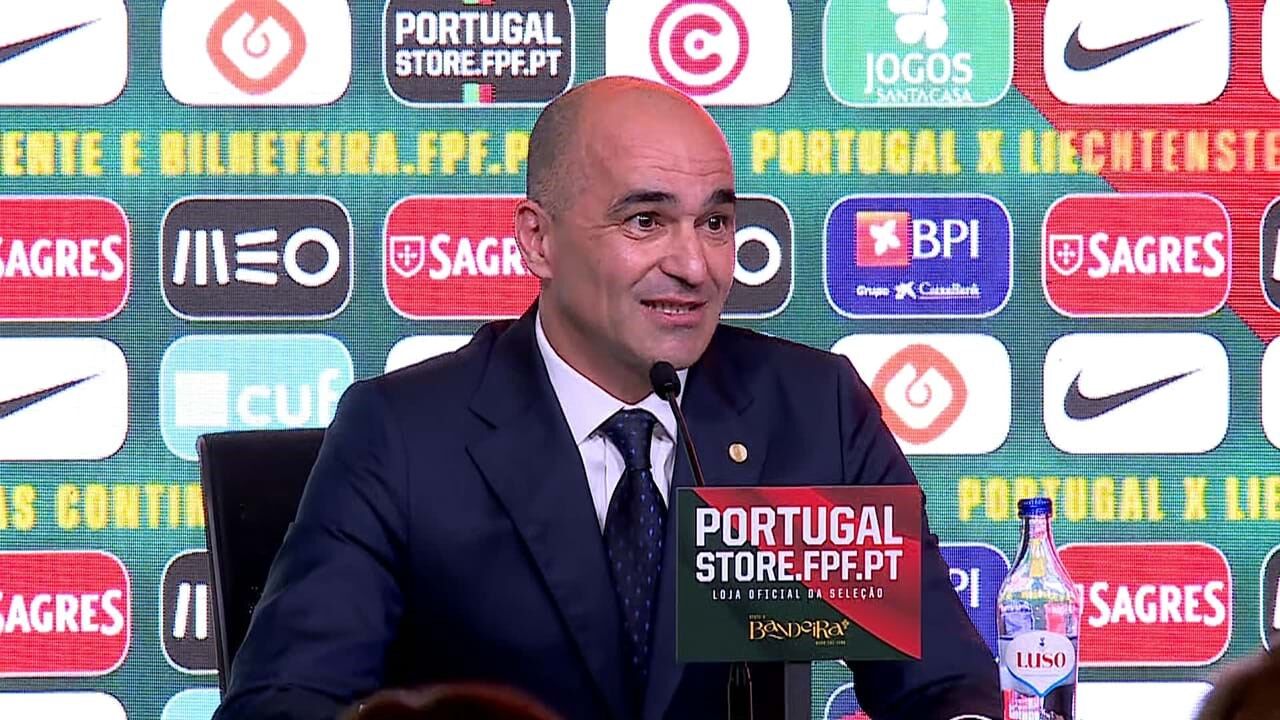 Roberto Martínez justifica convocatória ao dizer que segue 82