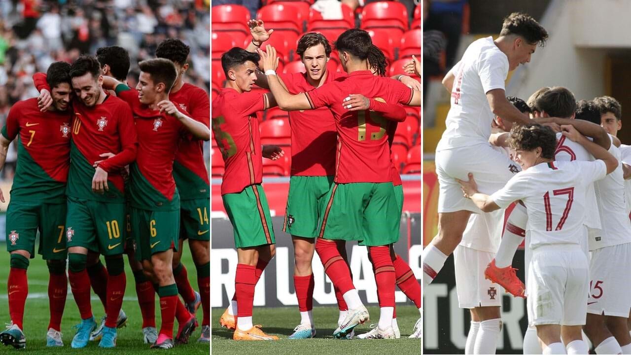 Sub-21, Sub-19 e Sub-17 apurados para os Europeus deste ano