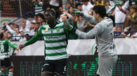 Futsal: a festa de jogadores e adeptos do Sporting após a vitória sobre o Sp. Braga nos penáltis