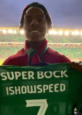 Sporting Clube de Portugal no Instagram: Welcome to the GOAT's first  house: @ishowspeed 🐐🟢⚪️ SUUUUUUUIIIII #SportingCP : r/PrimeiraLiga