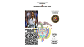 Insólito: homem colombiano mostra ter recebido caderneta militar com foto de... Cristiano Ronaldo