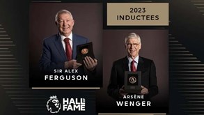 Sir Alex Ferguson e Arsène Wenger no 'Hall of Fame' da Premier League