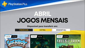 PlayStation Plus: Já são conhecidos os jogos de abril  