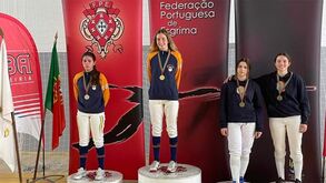 Campeões nacionais de esgrima de cadetes consagrados em Leiria