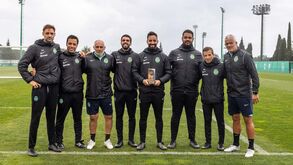 Equipa técnica do Sporting premiada pela 100.ª vitória