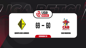 Liga Betclic de basquetebol feminino: o resumo do Quinta dos Lombos-CAB Madeira