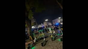 As imagens dos confrontos entre adeptos do Club Brugge e a polícia em Lisboa