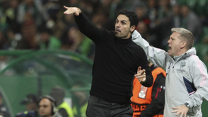 Arteta após o empate em Alvalade: «Em Londres vai ser muito difícil, não acredito em favoritos»