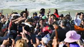 Três campeões mundiais eliminados e uma nota 10 em Supertubos