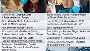 Todos os vencedores dos Óscares 2023