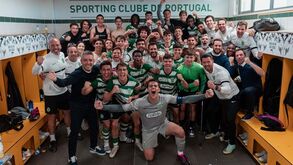 A festa no balneário do Sporting após o triunfo na Youth League: ninguém faltou, de Essugo a Travassos!