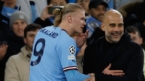 Guardiola 'evitou' recorde de Haaland e norueguês comentou: «Disse-lhe que gostava de ter marcado 6, mas que posso fazer?»