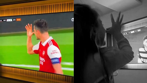 Mulher de Xhaka revela que a celebração do jogador do Arsenal foi para a filha de 4 anos