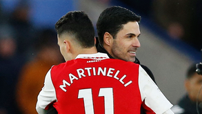 Arteta revela o que Martinelli lhe disse após desperdiçar penálti decisivo frente ao Sporting