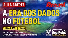 A era dos dados no futebol: assista à aula em direto 