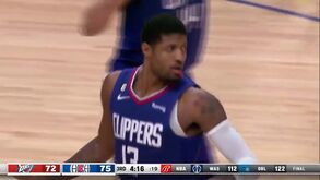 Paul George leva público à loucura com um 360º