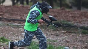 Plantel do Vizela afinou pontaria no... paintball