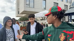 YouTuber 'IShowSpeed' está em Portugal para ver Cristiano Ronaldo frente ao Liechtenstein