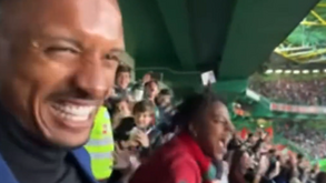 IShowSpeed vibrou como nunca com golo de Ronaldo em Alvalade e Nani fartou-se de rir