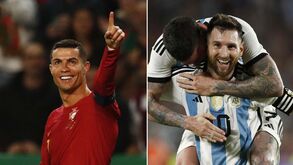 À caça de Cristiano Ronaldo e Messi: Quem pode bater os 800 golos dos astros?