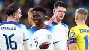 Inglaterra-Ucrânia, 2-0: Saka a brilhar