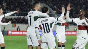 Entrada forte ditou goleada portuguesa