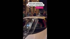 Cristiano Ronaldo surge em Madrid com um dos carros mais exclusivos e caros do Mundo
