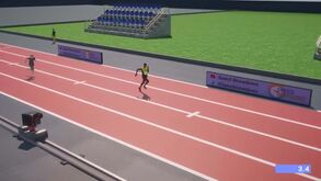 Inteligência artificial simula corrida entre Usain Bolt e uma pessoa 'normal'