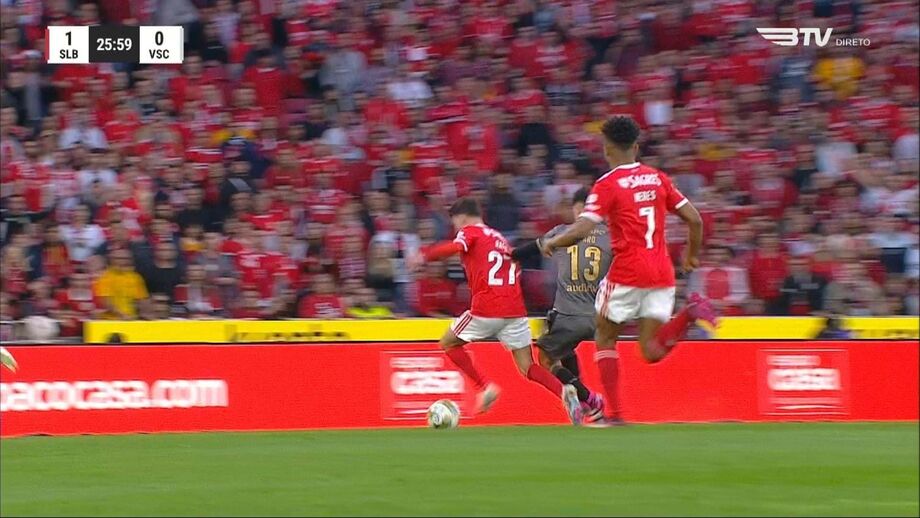 Liga da verdade: Rafa deixou-se cair no jogo contra o V. Guimarães