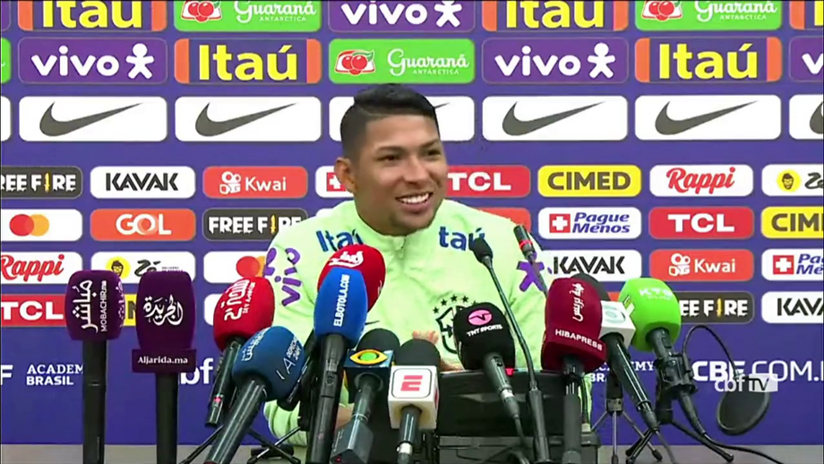 Avançado do Verdão brincou com a possibilidade de o técnico luso rumar à seleção brasileira