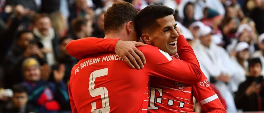 Bayern Munique-Augsburgo, 5-3: exibição de luxo de Cancelo numa vitória gorda