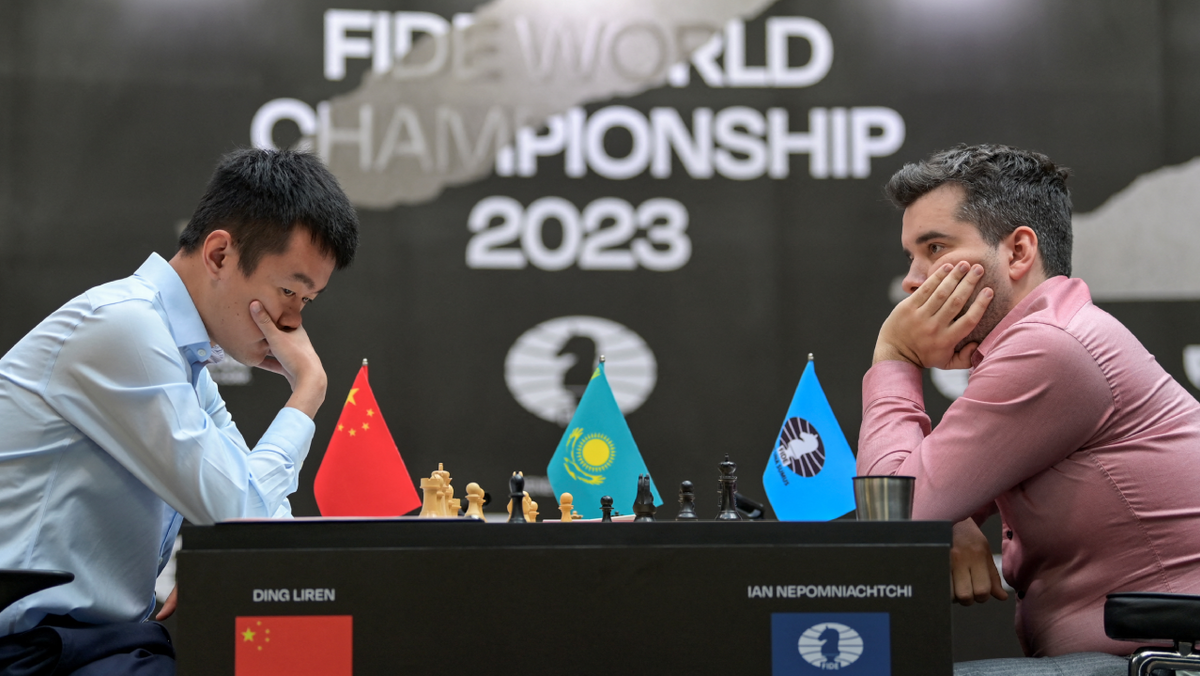 Novo empate na final do Mundial entre Ding e Nepomniachtchti - Xadrez -  Jornal Record