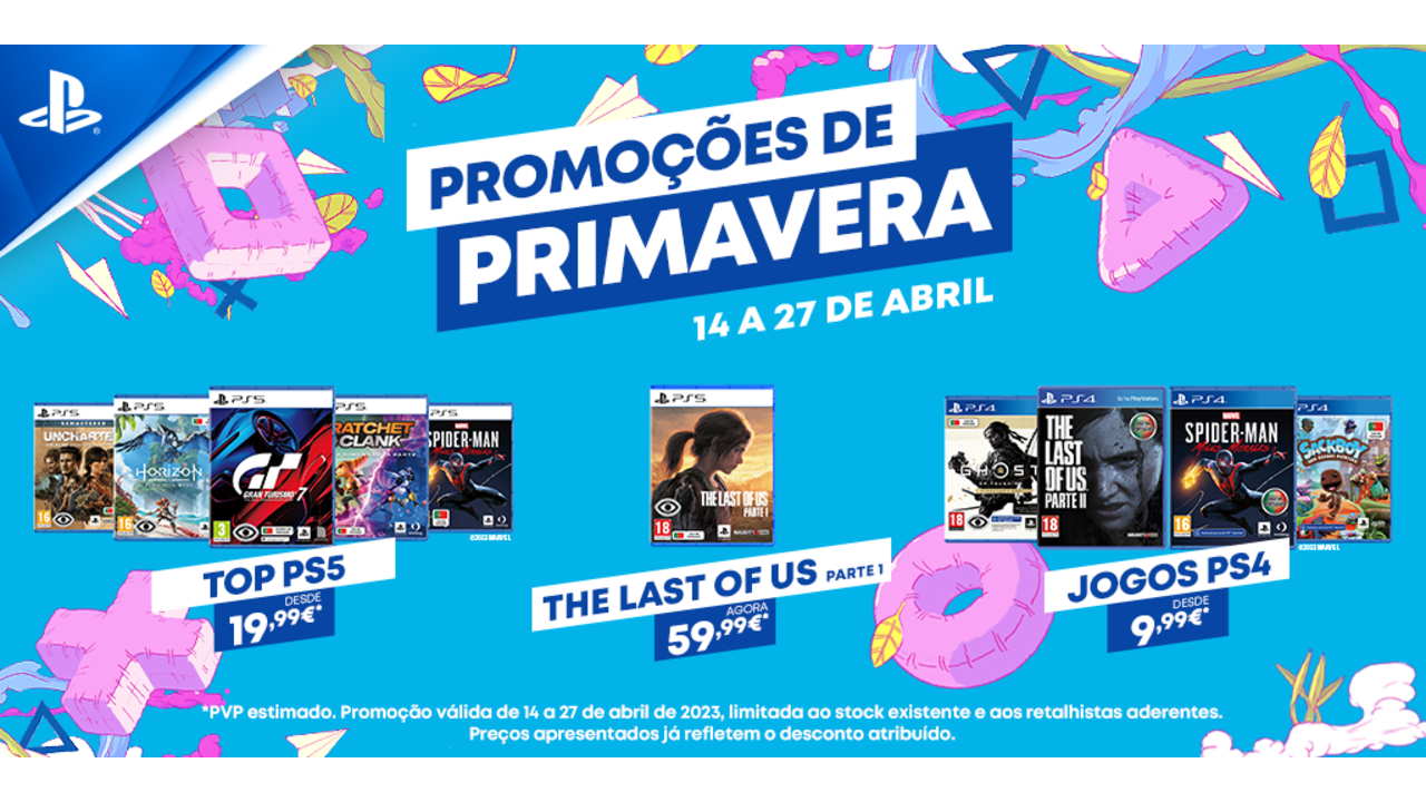 PS Store - Promoções de Primavera - jogos em destaque, datas e