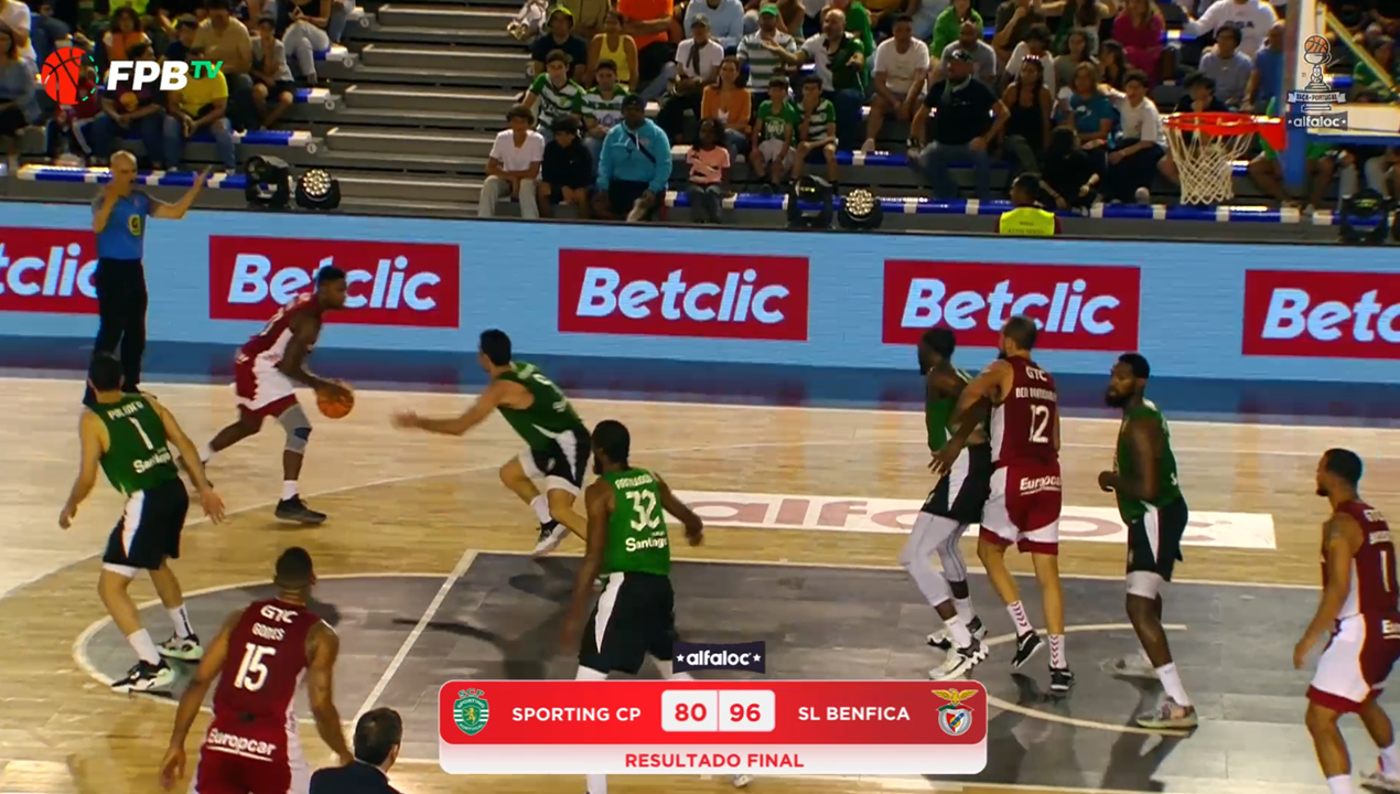 BASQUETEBOL  SL BENFICA x SPORTING CP - EM DIRETO 