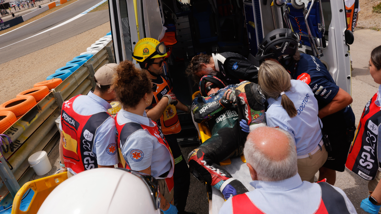 MotoGP. Acidente tira Miguel Oliveira do GP de Portugal, corrida ganha por  Francesco Bagnaia - Renascença