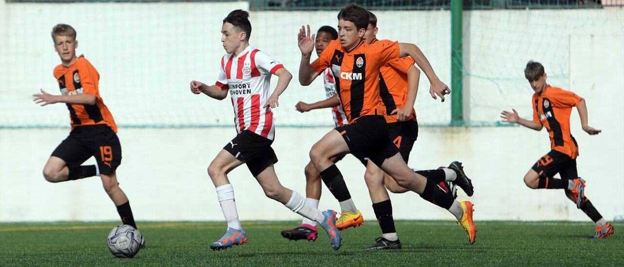 Miúdos do  Shakhtar vieram até Portugal para competir e trocar experiências 