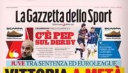 'La Gazzetta dello Sport': 'Meia vitória'