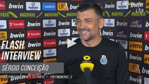 Sérgio Conceição com filhos em lados opostos no FC Porto-Portimonense: «A minha mulher torce pelo marido, caso contrário...»