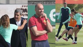 Do espectador especial (e bem atento) ao trabalho com bola: Foi assim mais um treino da Seleção feminina