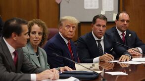 Donald Trump já deixou o tribunal após a acusação 